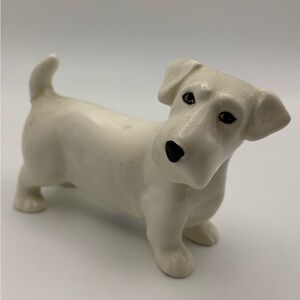 Scottie Dog White Terrier W. R. Midwinter Ltd. Burslem England Staffords *READ*